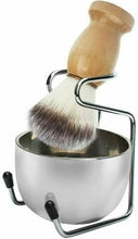 Carica l'immagine nel visualizzatore di Gallery, Wskderliner Set di pennelli da barba Rasatura Kit degli uomini con setole...