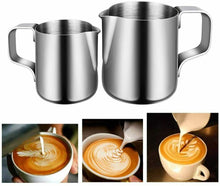 Carica l'immagine nel visualizzatore di Gallery, Bricco Da Latte in Acciaio INOX, e caffè 150 150+350ml
