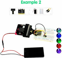 Carica l'immagine nel visualizzatore di Gallery, KEYESTUDIO BBC Microbit Starter Kit programmabile per con PDF...