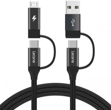 Carica l'immagine nel visualizzatore di Gallery, Lecone 4 in 1 Multi Cavo USB C di Ricarica con Trasferimento Dati, [1 1 Pack