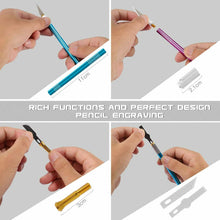 Carica l'immagine nel visualizzatore di Gallery, Gafild cutter di precisione set, 86pcs lame bisturi chirurgico Coltello intaglio