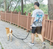 Carica l'immagine nel visualizzatore di Gallery, Pecute Guinzaglio per Cani, Regolabile da Corsa Mani Libere grigio
