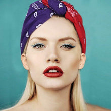Carica l'immagine nel visualizzatore di Gallery, 12 Bandane per Capelli, Collo, Testa, Sciarpa, Foulard Multicolori, 100% Cotone
