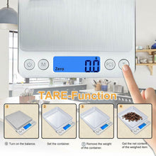 Carica l'immagine nel visualizzatore di Gallery, Bilancia da Cucina Digitale con Carica USB, Bilance per Alimentari Elettronica