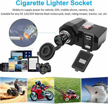 Carica l'immagine nel visualizzatore di Gallery, Porta di alimentazione USB + presa accendisigari per Moto