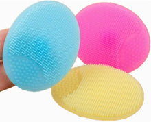 Carica l'immagine nel visualizzatore di Gallery, Tampone per la pulizia del viso in silicone,3 pezzi di spazzola la...