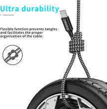 Carica l'immagine nel visualizzatore di Gallery, GIANAC Cavo Micro USB,[4 Pezzi:0.5m,1m,2m,3m] Nylon USB USB...