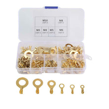 Carica l'immagine nel visualizzatore di Gallery, KINDPMA 150Pcs Capicorda Occhiello M3 M4 M5 M6 M8 M10 Kit Faston Assortiti...