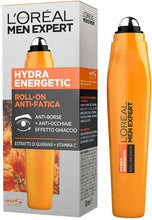 Carica l'immagine nel visualizzatore di Gallery, L'Oréal Paris Men Expert Hydra Energetic Roll-On Occhi Anti-Borse, Anti-Occhiaie