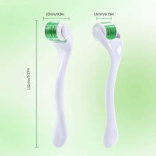 Carica l'immagine nel visualizzatore di Gallery, Derma roller per trattamento pelle del viso e cute, 540 aghi in titanio da 0.5mm