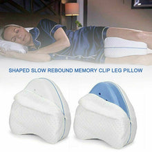 Carica l'immagine nel visualizzatore di Gallery, CUSCINO PER GAMBE MEMORY FOAM SUPPORTO ORTOPEDICO GINOCCHIA SCHIENA