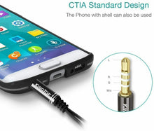 Carica l'immagine nel visualizzatore di Gallery, Cavo Splitter Audio Stereo Cuffie Microfono attacco Jack 3.5 mm, adattatore 20cm