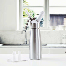 Carica l'immagine nel visualizzatore di Gallery, Sifone per Spume/Dosatori Panna e Creme Calde o Fredde in Alluminio, 500ml