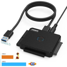 Carica l'immagine nel visualizzatore di Gallery, FIDECO USB 3.0 a IDE e SATA Converter Hard Drive Adattatore per 2,5" e...