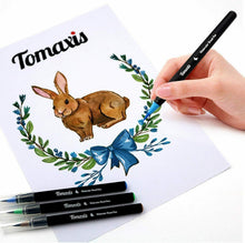 Carica l'immagine nel visualizzatore di Gallery, 20 x Pennarelli a punta fine per pittura ad acquarello, Per schizzi, Calligrafia