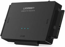 Carica l'immagine nel visualizzatore di Gallery, Adattatore per HDD SSD esterni da 2.5" e 3.5", Attacco SATA IDE USB 3.0, DC 12 V