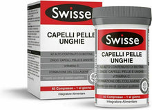 Carica l'immagine nel visualizzatore di Gallery, Swisse Integratore Capelli Pelle Unghie, Alimentare con Biotina,...