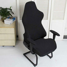 Carica l'immagine nel visualizzatore di Gallery, BTSKY Nero Elasticizzato Gaming Chair Covers Slipcovers – Sedia da Ufficio...