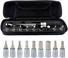 Carica l'immagine nel visualizzatore di Gallery, Set Chiave Dinamometrica Crichetto 1/4" Chiave a brugola Torx T 25 30, 1.25 Nm