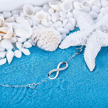 Carica l'immagine nel visualizzatore di Gallery, Billie Bijoux 925 Argento sterling Braccialetto alla caviglia con A-silver