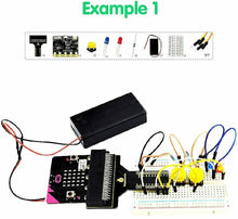 Carica l'immagine nel visualizzatore di Gallery, KEYESTUDIO BBC Microbit Starter Kit programmabile per con PDF...