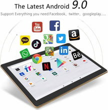 Carica l'immagine nel visualizzatore di Gallery, 4G LTE Tablet con Display 10" YOTOPT Android 9.0 PC 64 GB Nero-64GB