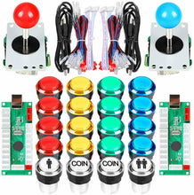 Carica l'immagine nel visualizzatore di Gallery, EG STARTS 2 Giocatori Arcade Kit USB Encoder per PC Joystick Giochi 16x 30mm...