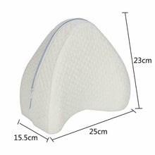 Carica l'immagine nel visualizzatore di Gallery, CUSCINO PER GAMBE MEMORY FOAM SUPPORTO ORTOPEDICO GINOCCHIA SCHIENA