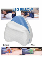 Carica l'immagine nel visualizzatore di Gallery, CUSCINO PER GAMBE MEMORY FOAM SUPPORTO ORTOPEDICO GINOCCHIA SCHIENA