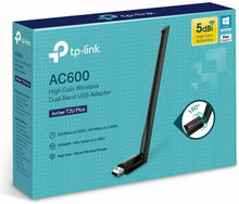 Carica l'immagine nel visualizzatore di Gallery, TP-Link Chiavetta Wifi Archer T2U Plus, Antenna USB per PC, High Gain