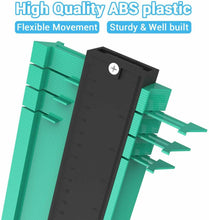 Carica l'immagine nel visualizzatore di Gallery, Asgens - Duplicatore di contorno in plastica, 25,4 cm, righello Verde
