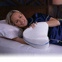 Carica l'immagine nel visualizzatore di Gallery, CUSCINO PER GAMBE MEMORY FOAM SUPPORTO ORTOPEDICO GINOCCHIA SCHIENA