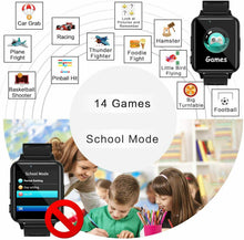 Carica l'immagine nel visualizzatore di Gallery, Smartwatch per Bambini, Orologio Intelligente Ragazzo e Ragazza Nero