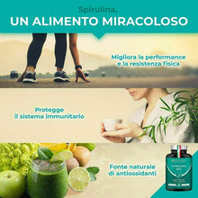 Carica l'immagine nel visualizzatore di Gallery, Nutrimea Spirulina BIO | 540 Compresse Con Proteine Vegetali | Alga It