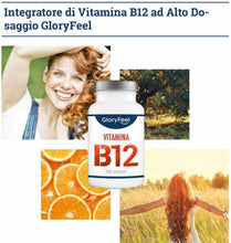 Carica l'immagine nel visualizzatore di Gallery, Vitamina B12 1000 µg Metilcobalamina, 200 Compresse Orosolubili, di Gloryfeel