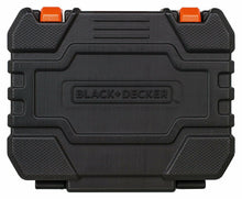 Carica l'immagine nel visualizzatore di Gallery, BLACK+DECKER, Set di Punte per forare su Muratura, Metallo e Legno, 109 pezzi