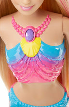 Carica l'immagine nel visualizzatore di Gallery, Barbie DHC40 Bambola Sirena Magico Arcobaleno