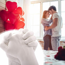 Carica l'immagine nel visualizzatore di Gallery, Kit Calco Mani per Sculture 3D di Coppia | Made in Italy | Rosso - Love Box