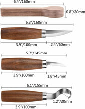 Carica l'immagine nel visualizzatore di Gallery, Jajadeal Set di Strumenti per Intaglio del Legno, Coltello da in...