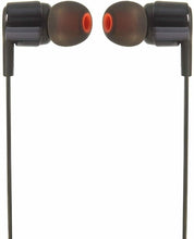 Carica l'immagine nel visualizzatore di Gallery, Auricolari In ear JBL T210 con microfono integrato, 3.5 mm, Suono potente, Nero
