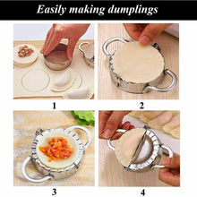 Carica l'immagine nel visualizzatore di Gallery, Stampo per Ravioli Dumpling, Set di 7 Dumpling Maker in Acciaio,...