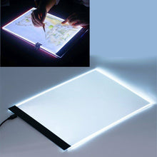Carica l'immagine nel visualizzatore di Gallery, Tavoletta LED luminosa per ricalco A4, Con cavo USB 33.5 x 23.3 cm