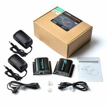 Carica l'immagine nel visualizzatore di Gallery, HDMI Network Extender sopra Cat6/ 6a / 7 cavo singolo con loop-out HDMI