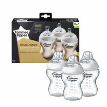 Carica l'immagine nel visualizzatore di Gallery, 3 Biberon Tommee Tippee 42253071 Senza bisfenolo-A (BPA), 3 Pezzi da 260 ml
