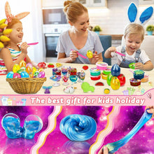 Carica l'immagine nel visualizzatore di Gallery, Kit completo per fare slime in casa, Vari colori glitter perline e personaggi