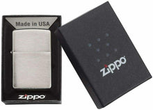 Carica l'immagine nel visualizzatore di Gallery, Accendino originale Zippo Ricaricabile, Stile classico 200 cromo satinato