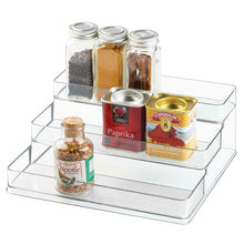 Carica l'immagine nel visualizzatore di Gallery, iDesign Organizer cucina, Grande scaffale cucina a 3 ripiani in plastica,...