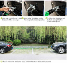 Carica l'immagine nel visualizzatore di Gallery, FIXKIT Cinghia Traino Fuoristrada Auto 12T, Poliestere Heavy Duty Corda...