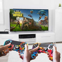 Carica l'immagine nel visualizzatore di Gallery, Skin cover compatibile per Controller PS4 Dualshock, Tema graffiti i silicone
