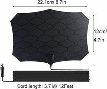 Carica l'immagine nel visualizzatore di Gallery, Antenna per TV da interno HDTV Supporto 4K HD VHF UHF FM DTT Guadagno segnale